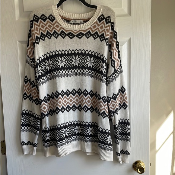Hollister Fair Isle Print Sweater - Picture 1 of 8